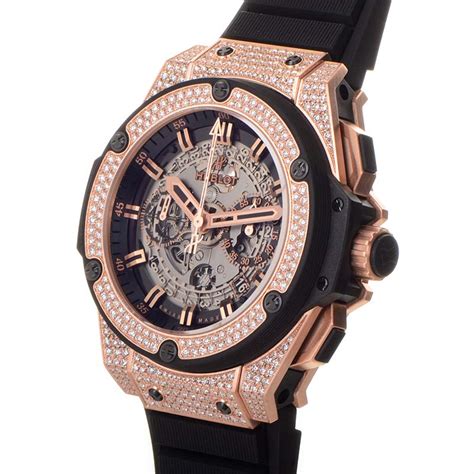 hublot king power unico titanium diamond|hublot unico king gold ceramic.